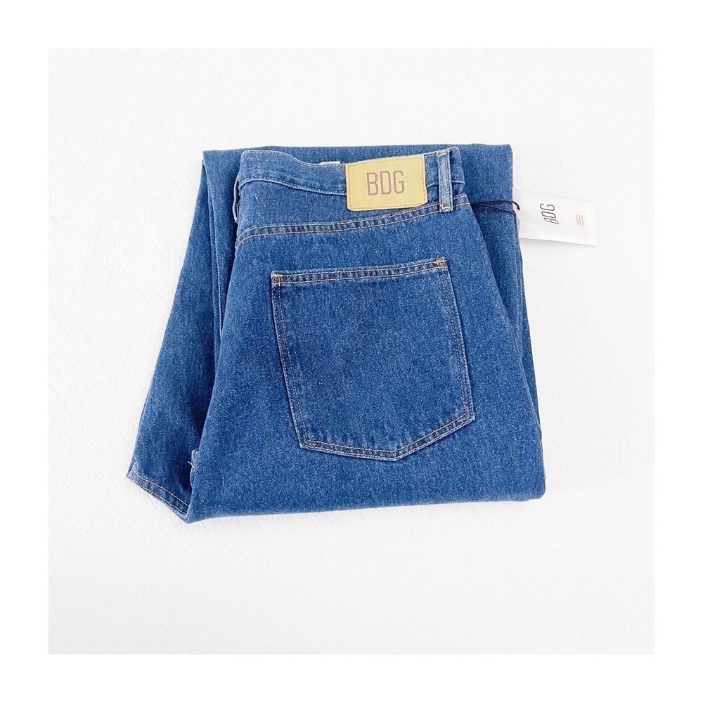 BDG Skater Baggy Wide Leg Denim Jeans Dk Wash S36 x32 NWT